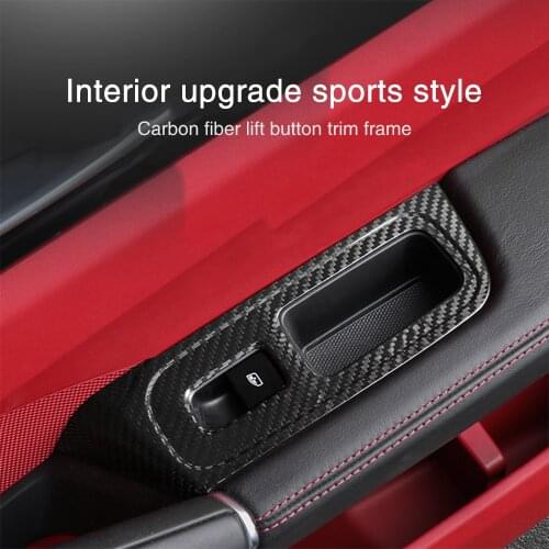 Car window lifter cover trim for Porsche Panamera 971 Cayenne 9YA device button control switch window closer lifting sticker