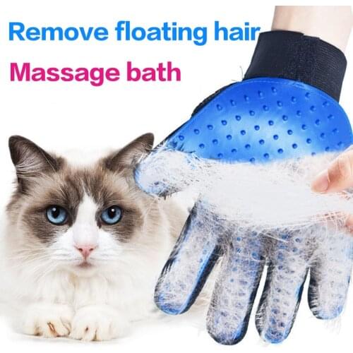 Cat Glove Cat Grooming Glove Pet Brush Glove for Cat Dog Hair Remove Brush Dog Deshedding Cleaning Combs Massage Gloves