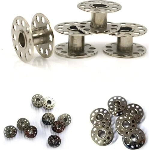 20Pcs Alloy Bobbin Household Sewing Craft Tools Old Fashioned High Quality Metal Bobbins Spool Sewing Machine Accessories