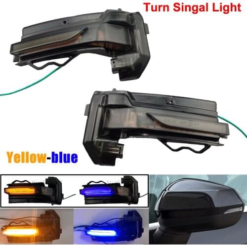 2pcs Flowing Side Wing Rearview Mirror Indicator Blinker LED Dynamic Turn Signal Light For SKODA KAROQ 2017-2020