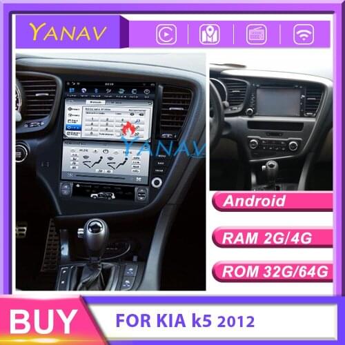 Tesla Vertical Screen Android car stereo FOR-KIA K5 2012 car radio multimedia System player GPS navigation car video DVD player