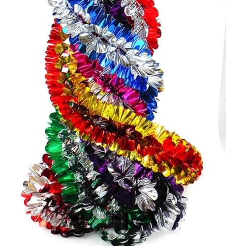 Pull Flower Ribbon Color Bar Creative Event Decor Scene Layout Birthday Party Supplies Christmas Decoration Flower String