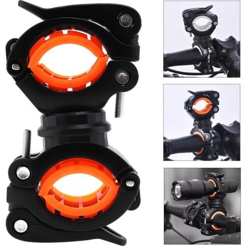 Bicycle Holders Rotatable Quick Release Bicycle Light Bracket Mount Stand Holder Support Flashlight Pump for Cycling