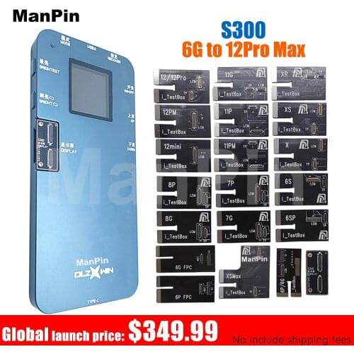 For iPhone LCD Screen Display 3D Touch Testing Fast True Tone Recover Tester Box 12Pro Max Mini 11 Pro XS 8 7 6S Plus 6G DL S300