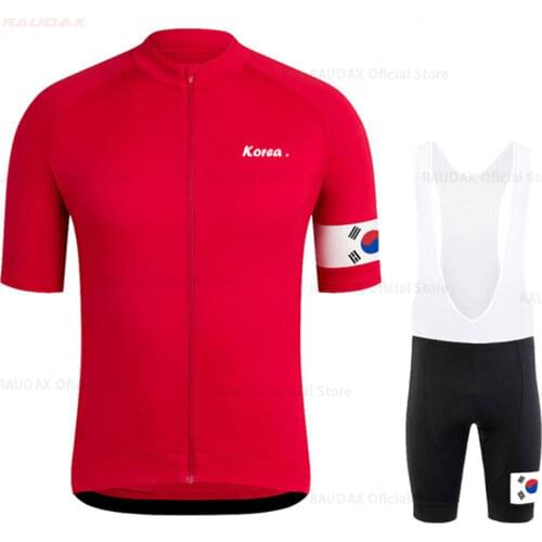 2021 Korea Black Cycling Jersey 19D Bib Set MTB Uniform Bike Clothing Quick Dry Bicycle Wear Clothes Mens Short Maillot Culotte