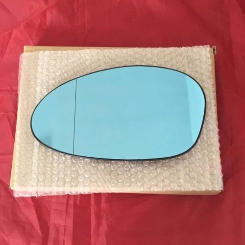 Left side / BMW M3 E46 Coupe 01-06 Blue Electric Wing Door Mirror Glass