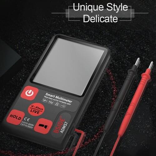 BSIDE ADMS7 Smart Multimeter True RMS Digital Multimeter Measuring AC/DC Voltage Resistance Frequency with LCD Display DC/AC