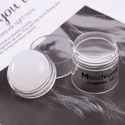 Double-ended Nail Stamper With Rhinestone Shrinking Manicure Stamper With Scraper Set Ne