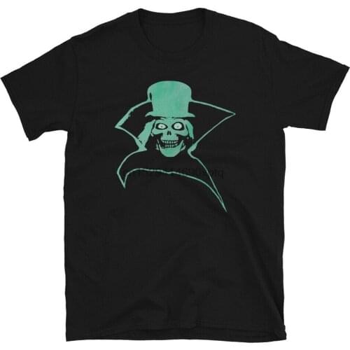 HATBOX GHOST Short-Sleeve T-Shirt HAUNTED MANSION ana Grim Ghost