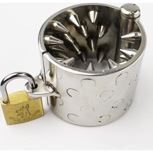 Stainless Steel 4 RowsTeeth Penis Rings,Cock Ring Pendant Scrotum Testicle Bondage,Chastity Belt,Sex Toy,Adult Games,CPA090