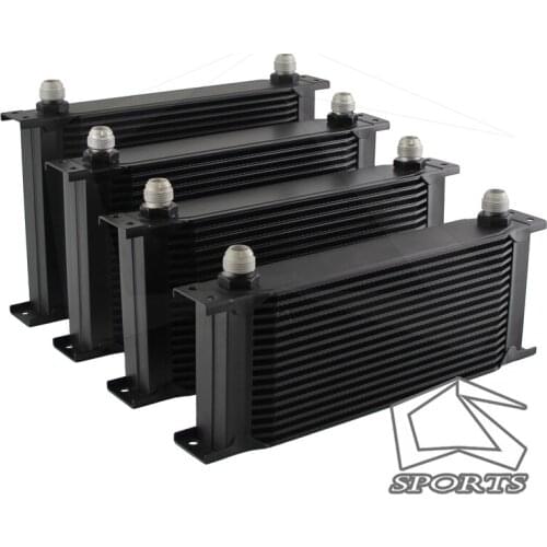 16 Row AN10 Bolt on Aluminum 10-AN Oil Cooler kit fit for 2003-2008 350z Fairlady 2009-2014 370z