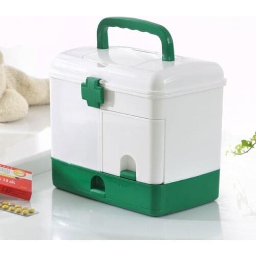 King size family medicine cabinet medicine box portable first aid kit box visits health care box