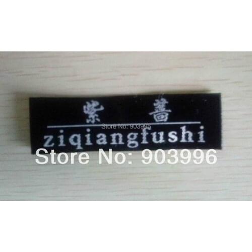Fashion Customized (10000pcs/lot) garment clothing Woven Labels Free Shipping (accesories end fold main label)