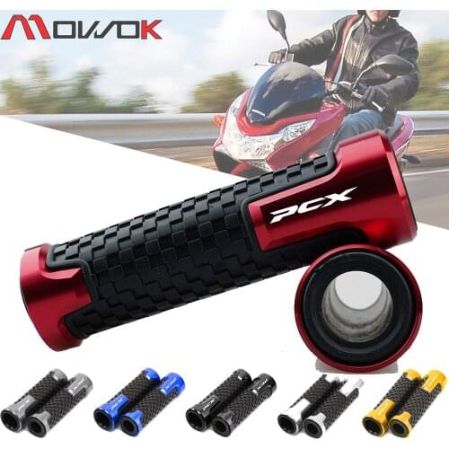 Motorcycle Accessories Handlebar grips CNC Aluminum Anti-Slip handle grip for Honda PCX 125 150 pcx125 pcx150 all years