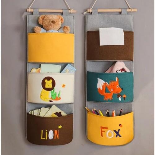 Cartoon sticker desktop remote control storage box key cosmetic storage basket cotton thread bedside storage basket environmenta