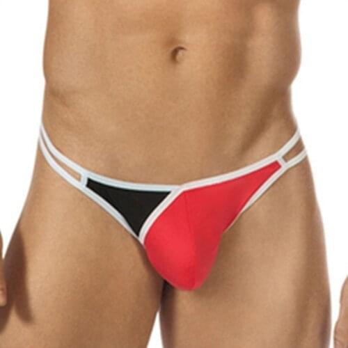 Men Underwear Pouch Thongs Low Rise G-String Comfy Breathable Sexy Briefs Bikini New Arrival Fashion Mens Briefs Bikini
