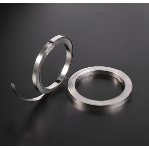 10M 5/6MM Nickel Strip Tape For Li 18650 Battery Spot Welding Compatible For Spot Welder Machine 0.1x5mm/0.15x6mm Whosale