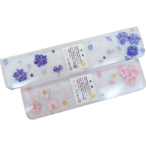 36 X 8 X 2cm Resin Palm Rest Keyboard Hand Rest For 87 Keys Custom Gaming Mechanical Keyboard Wrist Pad - Pink Cherry Blossom
