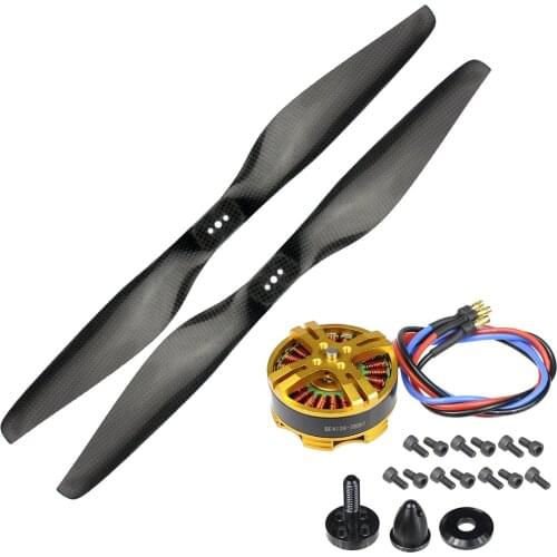 FEICHAO 4108 380KV 580KV 720KV Brushless Motor 3-6S Pull-2000g +13x5.5 3K Propeller CW CCW 1555/1355 /1055 Propeller for Drone