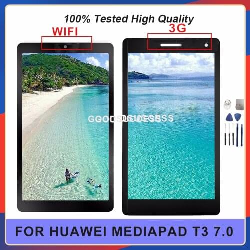 Tested For Huawei Mediapad T3 7.0 Lcd BG2-U01 BG2-W09 BG2-U03 LCDs Display Panel Monitor Touch Screen Assembly Free Tools
