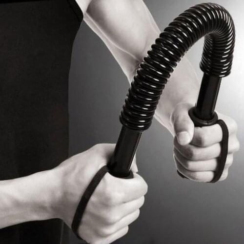 Plating Spring Arm Bar Weights 30kg Chest Expansion Exercise Trainer Muscle Grip Bar Fitness-Equipment for Home Gym Neck Chest