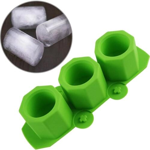 DIY Mold Silicone Multifunction Handicrafts Mould Non-stick Heat-resistant Polygonal Ice Cube Mold for Cake Flowerpot