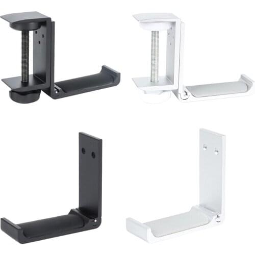 Universal Aluminum Alloy Headset Holder Adjustable Foldable Headphone Hanger