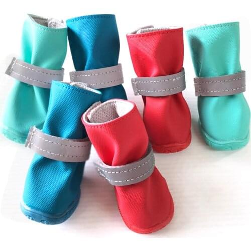 Waterproof Dog Shoes for Small Dogs Shoes Anti-slip Pet Dog Snow Rain Boots For Teddy Bichon