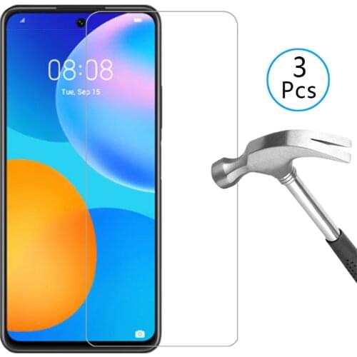 Tempered glass screen protector case for huawei p smart 2019 2020 2021 cover on psmart p smar smat samrt protective phone coque
