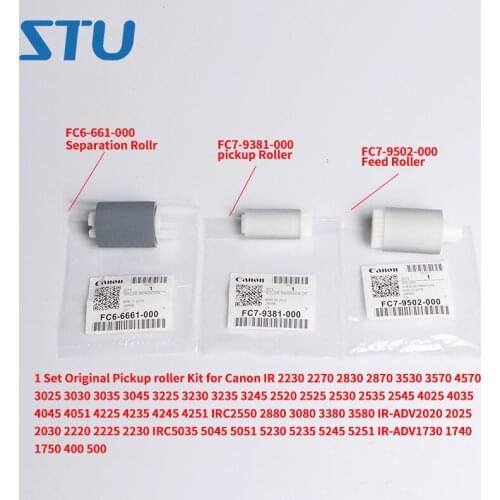 1Set Original Pickup roller Kit for Canon IR 2230 2270 2830 2870 3530 3570 4570 3025 3030 3035 IR2830 IR3570 IR3025 IR4570
