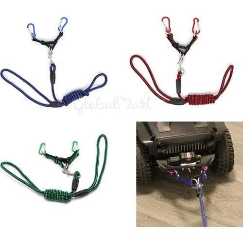 1PCS Tow Rope with Hook for 1:5 1:8 1:10 RC Car Traxxas TRX4 E-REVO X-Maxx SUMMIT Axial SCX10 90046 WRAITH RR10