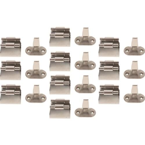 10 Set Boat Marine Cabinet Latch Stainless 2pcs Deck Retaining Hatch Mounted