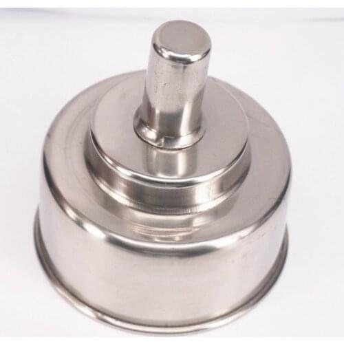 200ml 304 Stainless Steel Alcohol Burner Spirit Lamp with wick for Dental Laboratory Jeweller Cupping Acupuncture