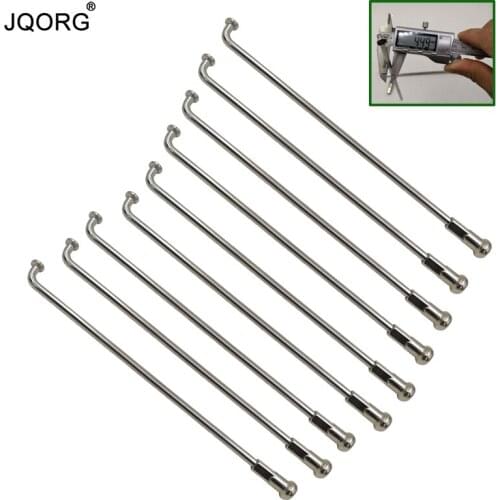 28 Pieces A Lot 7 K 4.5 mm 304 Stainless Steel Material J-bend Equal Diameter Lighting Sliver Color Motorcycle Spokes With Caps