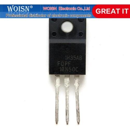 5pcs/lot FQPF18N50 FDPF18N50 18N50 TO-220F In Stock