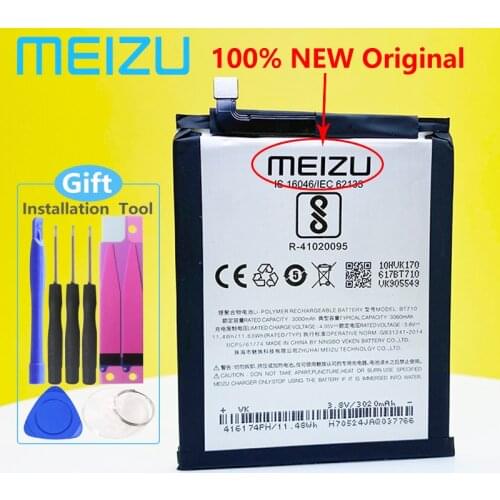 NEW Original MEIZU BT710 Battery For MEIZU Blue A5/M5C/M710M/M710H/M793Q Mobile Phone + Gift Tools