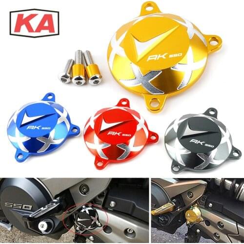 For KYMCO AK550 AK 550 2017 2018 2019 CNC Motorcycle Accessories Scooter Protective Frame Hole Cover Front Drive Shaft Protector