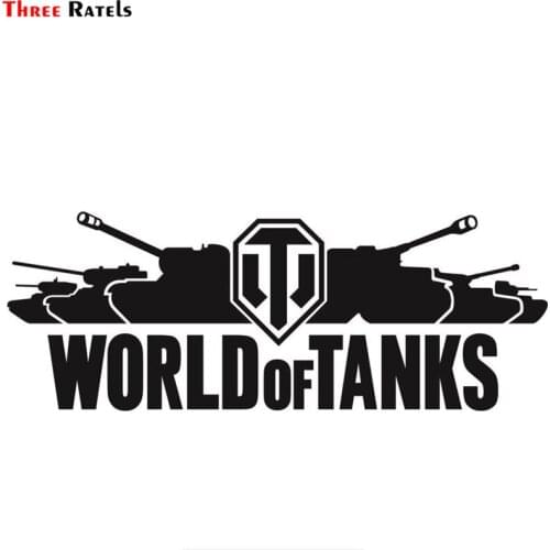 Three Ratels TZ-1253 15*40.6cm 1-4 pieces world of tanks car sticker funny car stickers decals