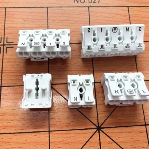 Quick press terminal DF923 LED Luminaire Wire Connector 2P 3P 4P 5p Wire 0.75-2.5mm 450V 24A