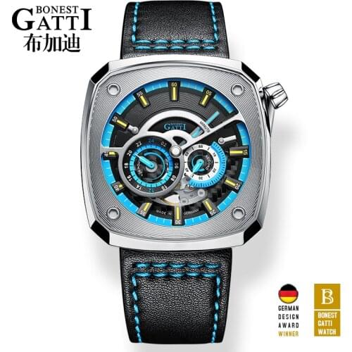 Mechanical Watch Men Luminous Japan Movement 50M Waterproof Wristwatch Male Clock Bracelet Sapphire Watches Relogio Masculino