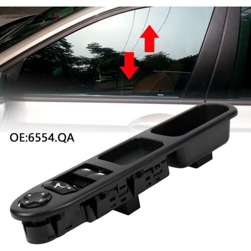 WINDDOW SWITCH CONTROL BUTTON LIFT GLASS + RETRO AVG for Peugeot 207 207SW 207CC 6554.QA - 9654859677
