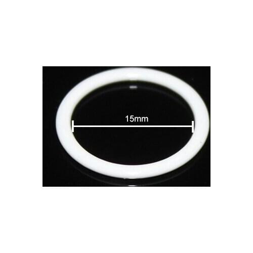 Bra buckle Ring white Underwear clothing accessories Woman Webbing connected buckle belt buckle 15mm 100 pcs/lot