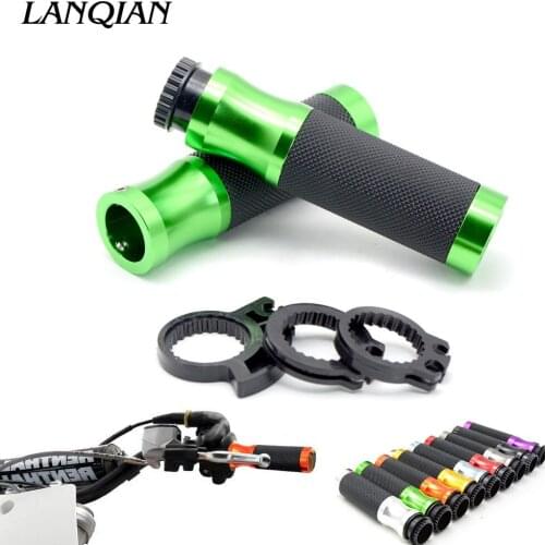 Motorcycle 7/8"22mm CNC Handlebar Grips For Kawasaki Z750 Z750R Z750S R S Z800 /E version