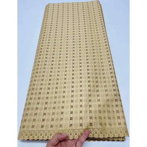 New Embroidered African Cotton Dry Lace Fabric 2021 High Quality Bridal Nigerian Stones Swiss Voile Lace Polish in Switzerland