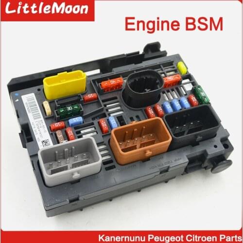 Brand New Genuine Fuse Box Unit Assembly Under Bonnet 9809742880 9666700480 BSM R05=R20 For Peugeot 307 308 408 Citroen C4