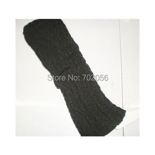 Solid Winter Knit Women Dance Crochet Leg Warmers Boot Covers 24 pairs/lot mixed color #3410