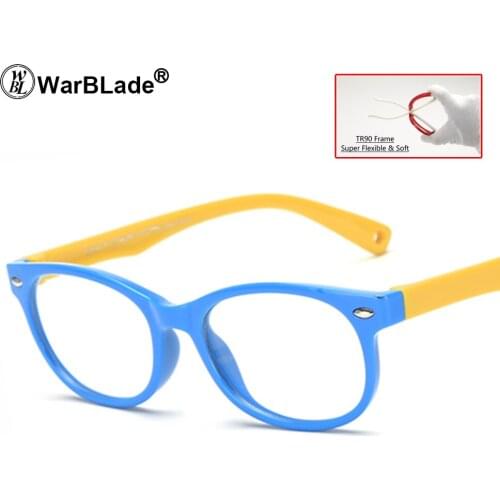WarBLade 2020 New Child Glasses Frame With Lanyard TR90 Flexible Safe Eyewear Myopia Prescription Optical Frames Eyeglasses
