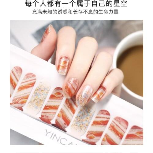 Star series original design nail stickers waterproof durable 3D Nail Stickers