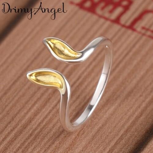 Punk Fancy Silver Color Rabbit Ear Rings for Women Men Large Adjustable Size Rings aneis