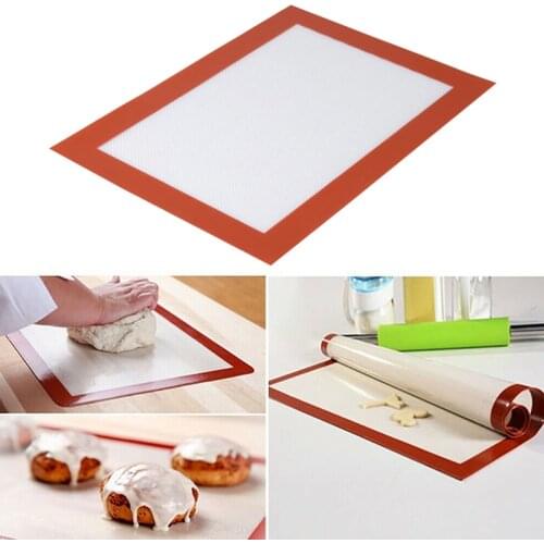 Silicone Non-Stick Silicone Thickening Mat Rolling Dough Liner Pad Pastry Cake Bakeware Paste Flour Table Sheet Kitchen tools
